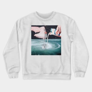 Cooking up a Storm Collage Art Crewneck Sweatshirt